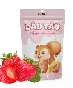 Dâu Tây Sấy Giòn Phủ Phô Mai