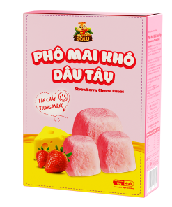 Phô Mai Khô Hoa Quả Sấy Vị Dâu Tây